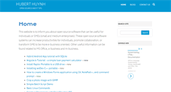 Desktop Screenshot of huberthuynh.com